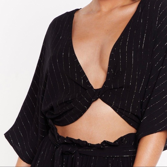 NASTY GAL 2 Piece Cover-Up Top and Shorts (never worn) - Picture 3 of 13